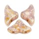 Les perles par Puca® Hélios Perlen Opaque mix rose/gold ceramic look 03000/15695